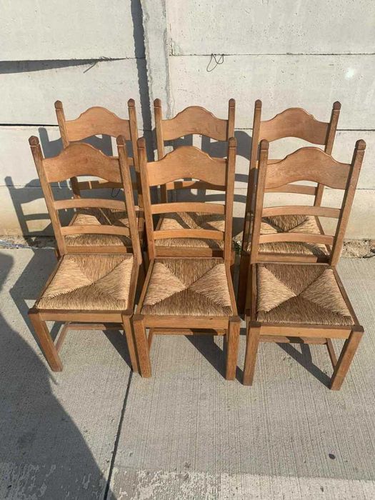 Set scaune din lemn masiv