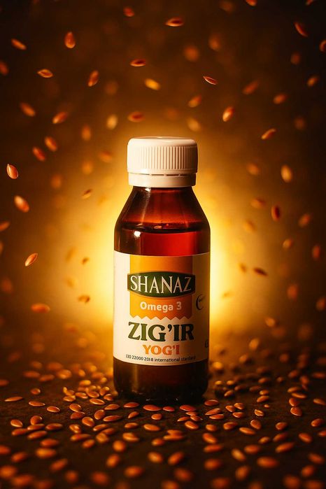 Масло Льняное 100мл  (Зиғир ёғи)
