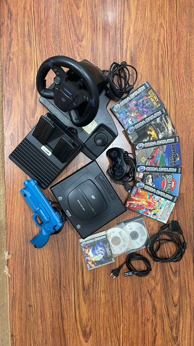 Sega Saturn Model 2 Pachet Colecție: Story of Thor 2 + Accesorii Rar