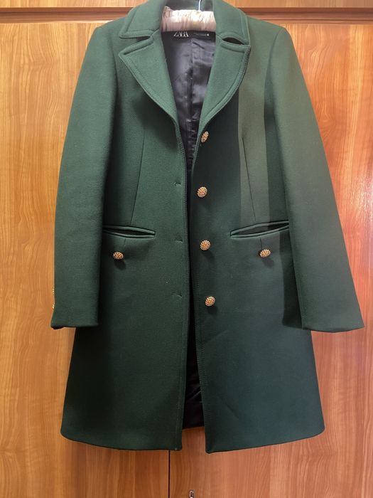 Palton zara cambrat