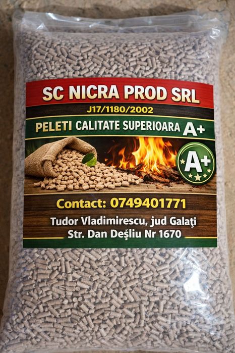 Peleți rumeguș brad