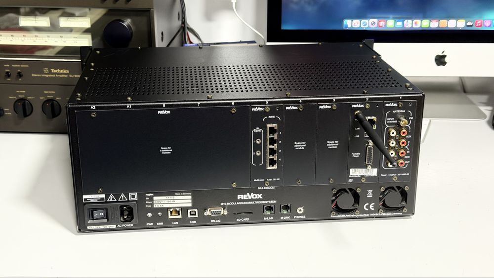 REVOX M10 Re:System – Modular Audio Multiroom | 3 Module: Tuner + In/Out, Multi Media, Multiroom | LAN/WLAN | Made in Germany