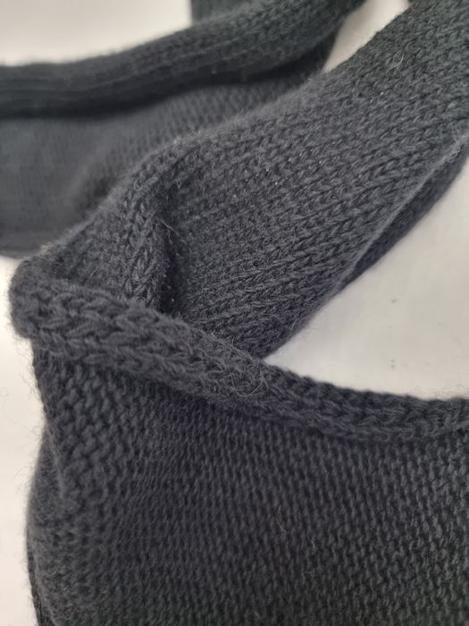 Fular copii 12 luni cu lână si blana naturală