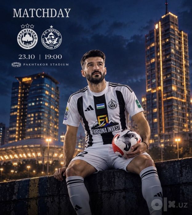 Bilet kassadan arzon beraman Paxtakor Neftchi o’yinga