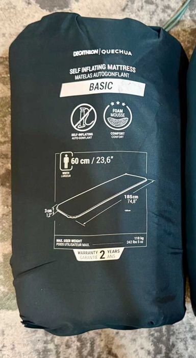 Saltea Autogonflabilă Quechua Basic