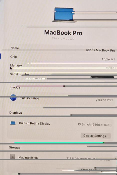 Apple Macbook Pro 13 M1 16gb 256gb storage, laptop nou