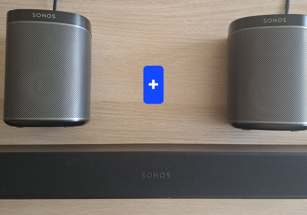 OKAZIE SET Sonos BEAM 2 + 2×Sonos PLAY Sunet Fantastic CINEMA  WI FI