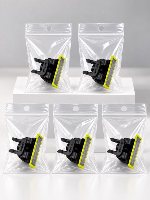 5 Lame Philips OneBlade Originale Noi – Lame de Schimb | Compatibile cu toate modelele OneBlade