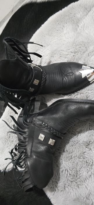 Ciocate piele dama scurte pina la glezne. Gino rossi