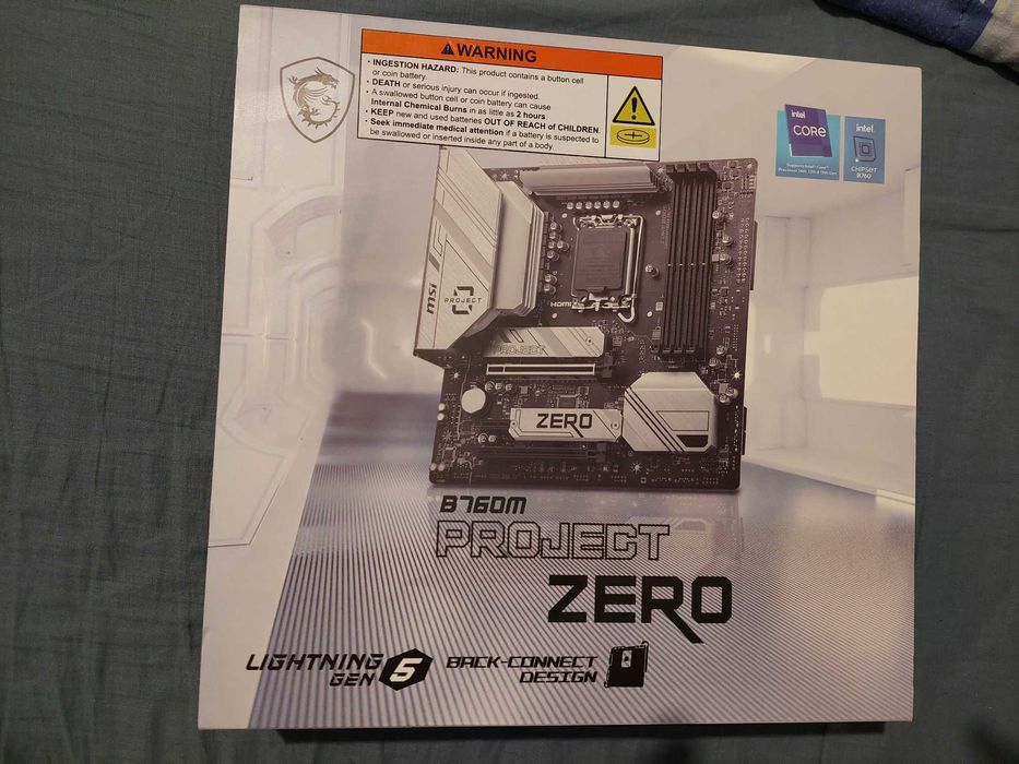 MSI B760M Project Zero + подарък 8 gb ddr5 ram