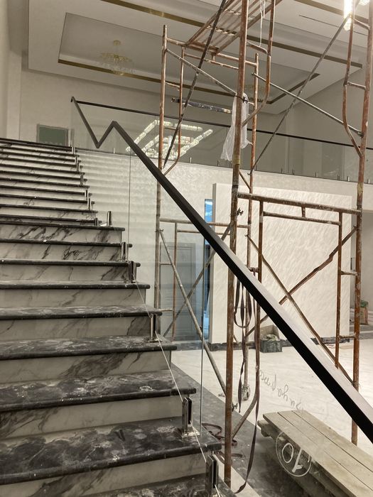 Стеклянные перила