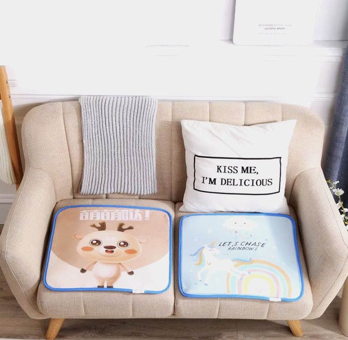 USB  обогрев подушка  45x45см