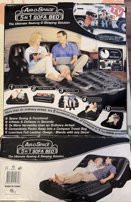 Vand Air o space 5 in 1 sofa bed pat saltea canapea gonflabila ca noua