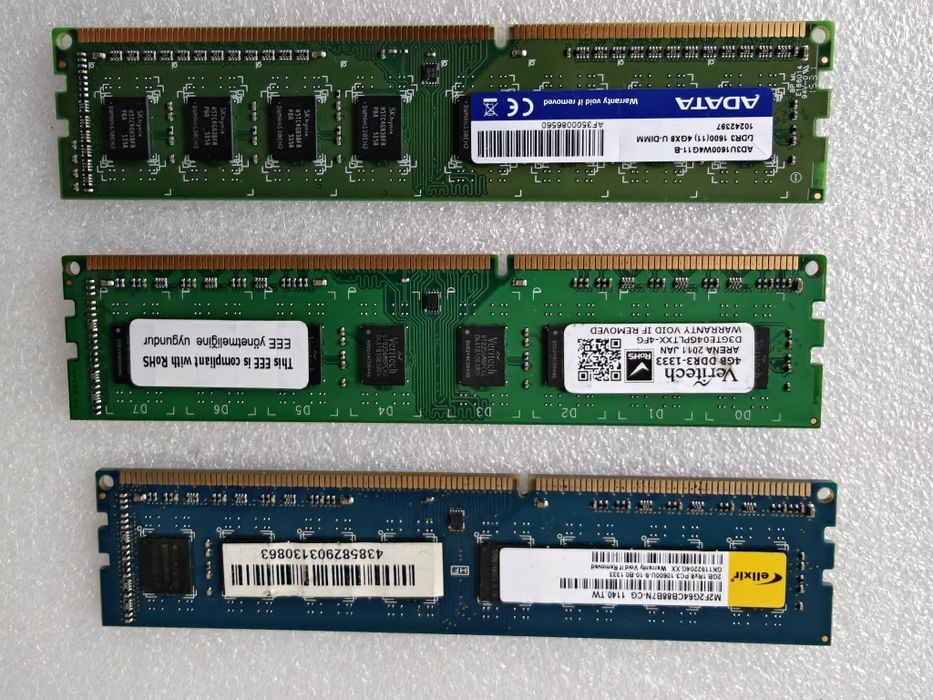 Чисто нови DDR3 4GB,DDR4-4GB