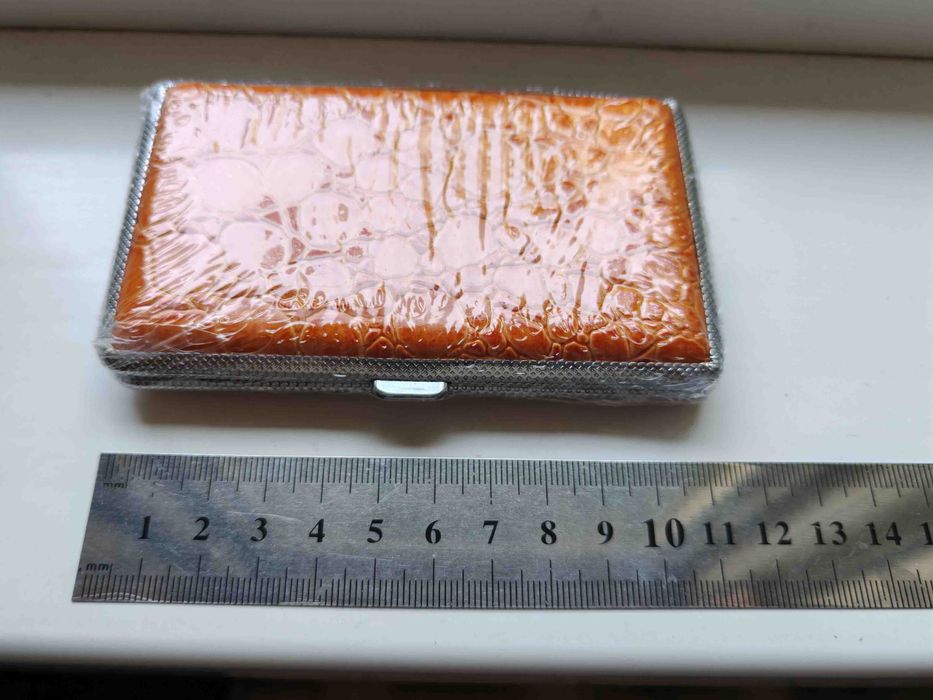 портсигар универсальный кожа крокодила