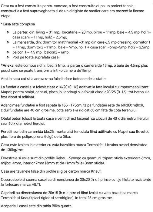 Vând casă în Aroneanu