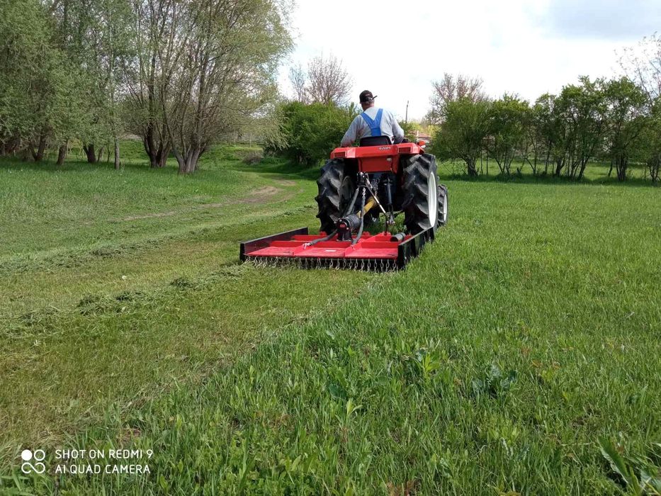 Косене на трева, почистване на силно обраснали места, коренене,рязане