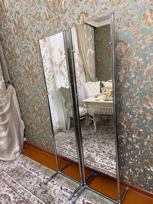Зеркало для прихожей на стойках. Ойна. Тошойна. Тош ойна