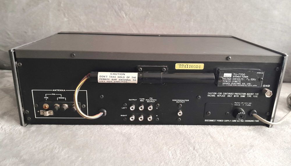 SANSUI TU-7700 tuner/radio Hi-Fi vintage *de colectie