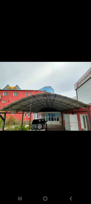 Навес готовый в отличном состояний