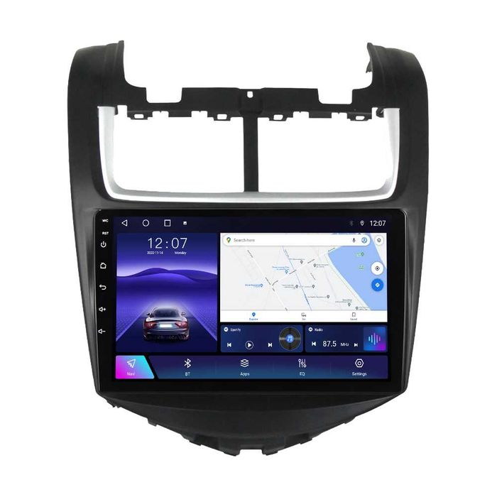 Navigatie Android 14 Chevrolet Aveo 2014-17 1/8 Gb Waze CarPlay CAMERA