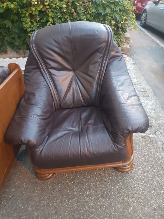 Set canapele piele naturala (3/2/1 locuri)