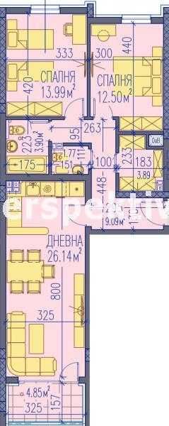 Продава се Тристаен апартамент в Пловдив, Център - 110 кв.м за 1239 €/кв.м - Снимка #15