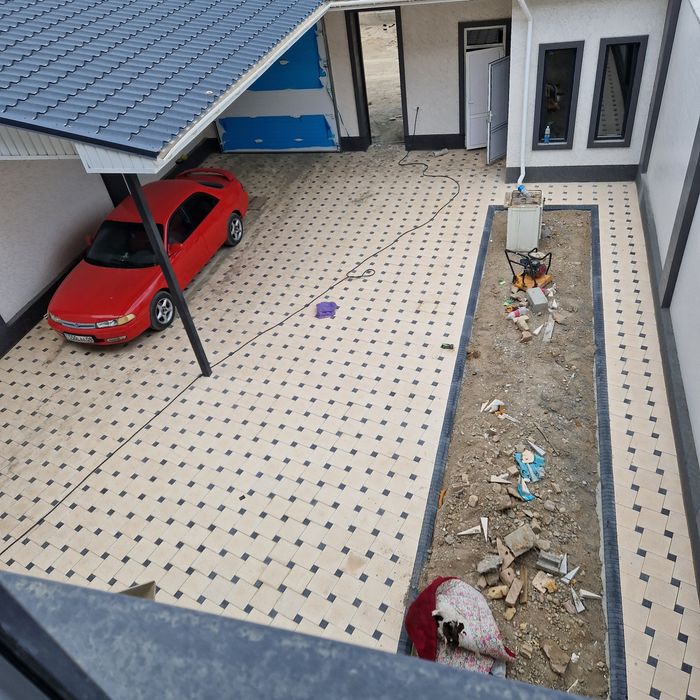 Укладка брусчатка