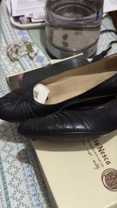 Туфли черные натуральная кожа