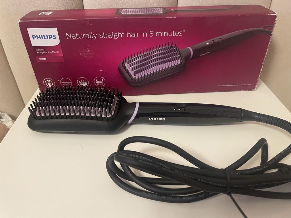 Philips 5000 терморасчёска-выпрямитель для волос