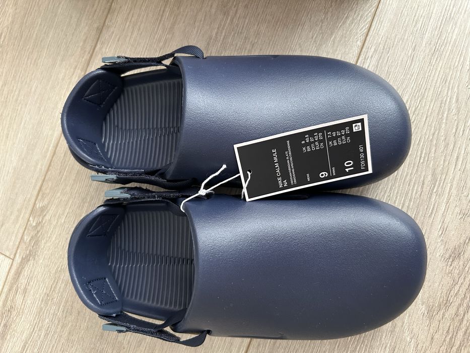 Продам сабо nike (сланцы, сандали) цвет синий.