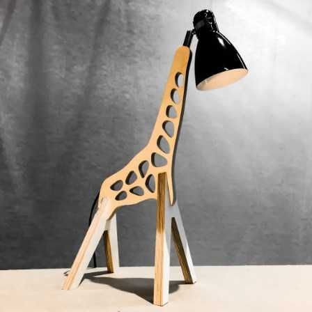 Лампа "Жираф" черная