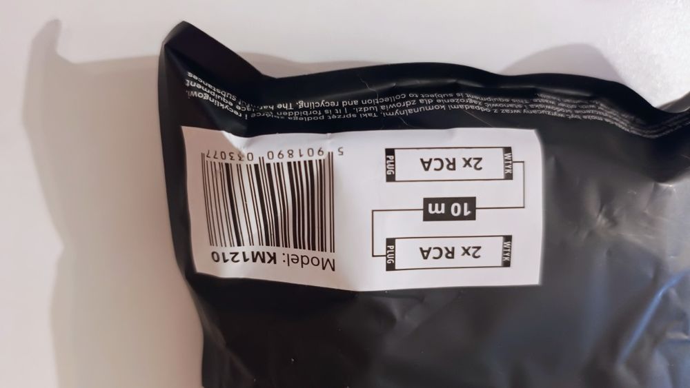 Cablu audio RCA Kruger Matz