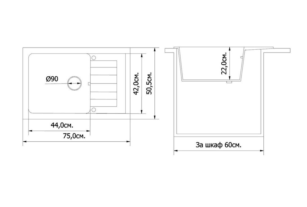 Мивки от полимермрамор и граниктит