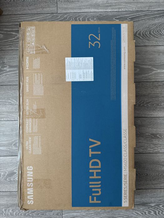 Samsung Smart TV 32” Full HD M5672 – Ca nou, cutie și accesorii complete