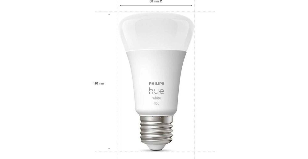 Смарт крушка Philips HUE White LED 9.5W E27