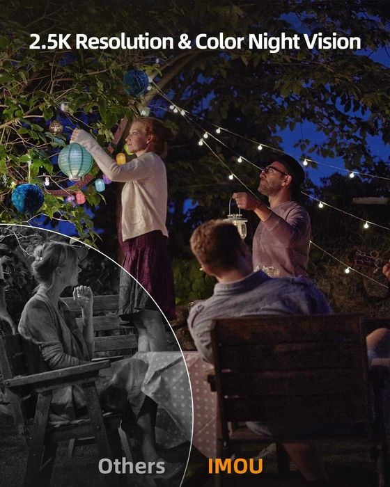 Imou Cell 2  Външна WiFi охранителна камера със соларен панел