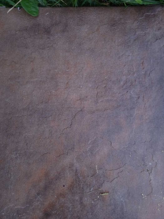 Gresie de exterior culoar maro, scoasă de pe terasa