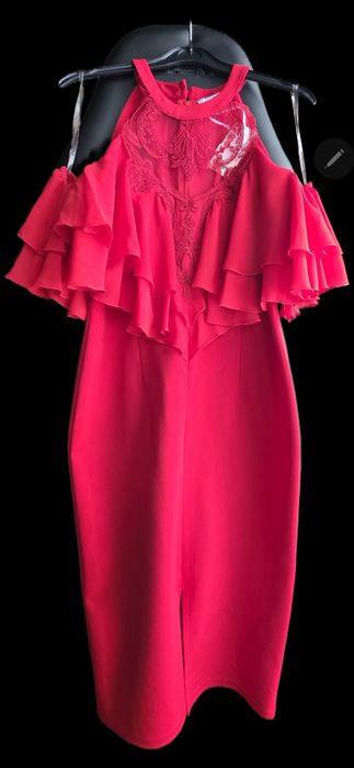 ЕФЕКТНА ЧЕРВЕНА РОКЛЯ –ZOЛА-  нова, елегантна и впечатляваща