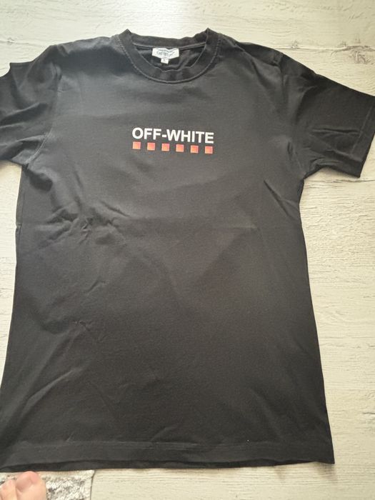 Tricou Off White Negru L