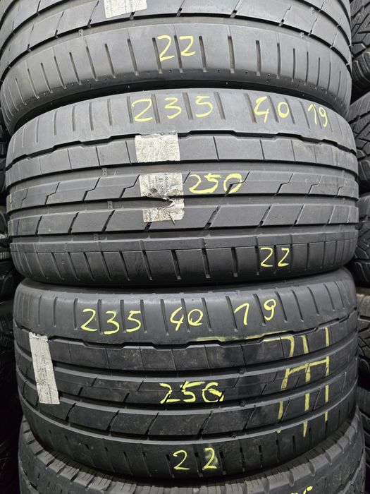 4x 235/40/19 VARA HANKOOK 2022 Stare excelentă