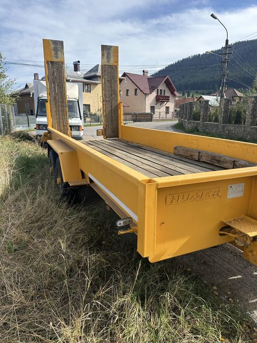 Trailer utilaje slep tandem