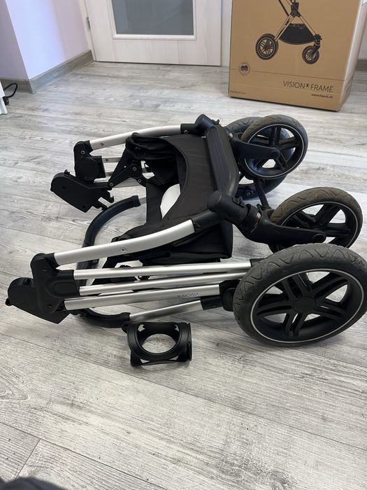 ГАРАНЦИЯ! Бебешка количка Hauck Vision X/кошче за кола Hauck iPro Baby