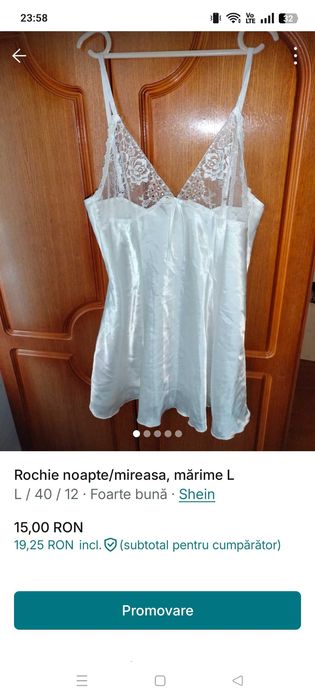 Rochie noapte dama mărime L