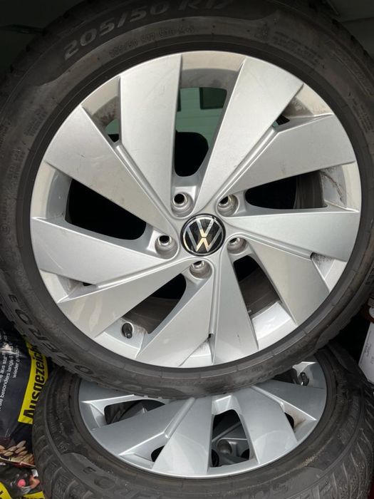 Jante originale 5x112 R17 VAG anvelopa 205 50 R17