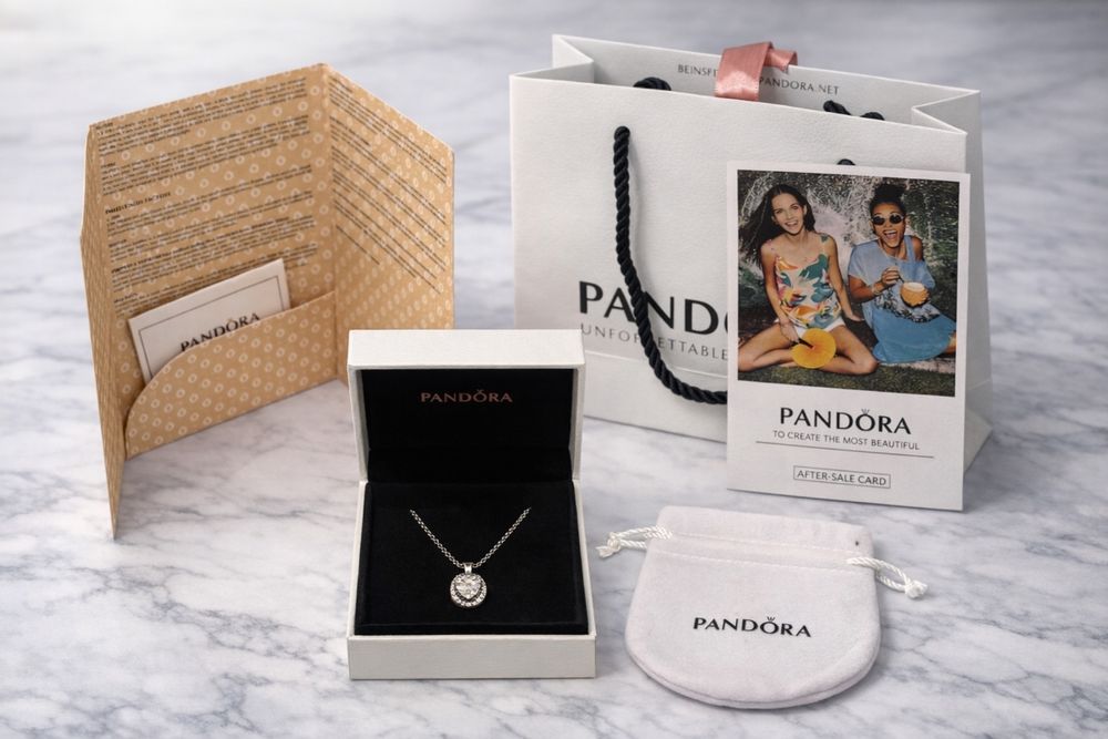 Пандора украшенин титановый