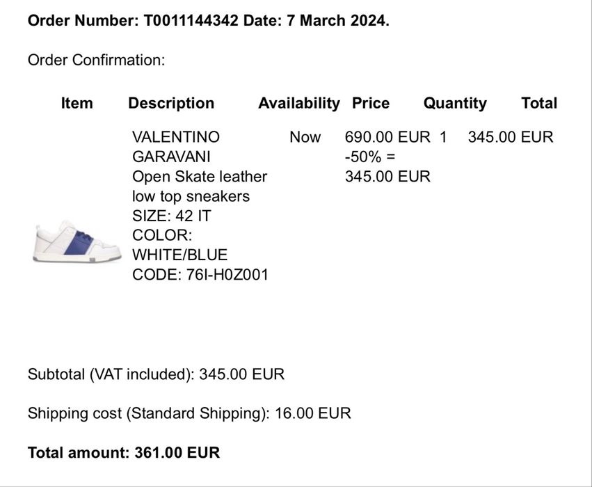 Valentino Open Skate