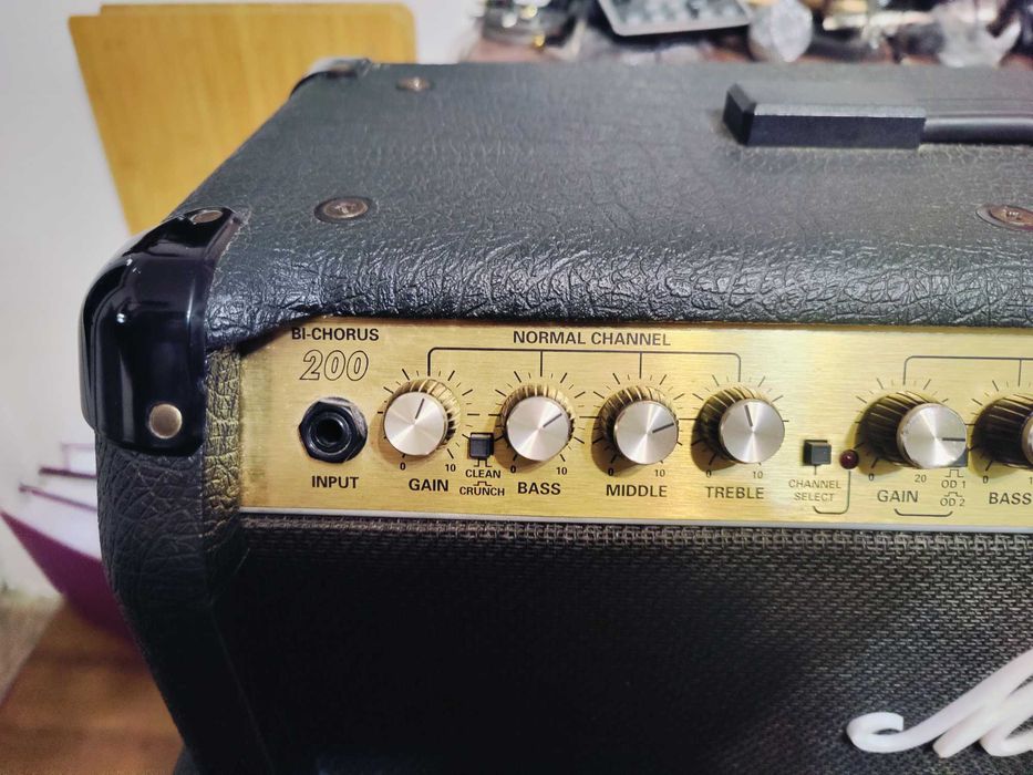 Amplif chita Marshall Bi Chorus 200, cabinet Marshall JCM900 Lead 1960