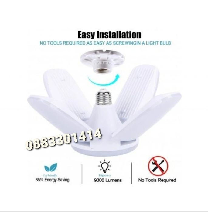 LED Светодиодна широковолтажна сгъваема лампа