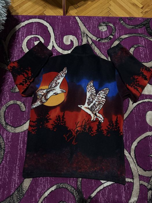 Hanorac fleece cu fermoar